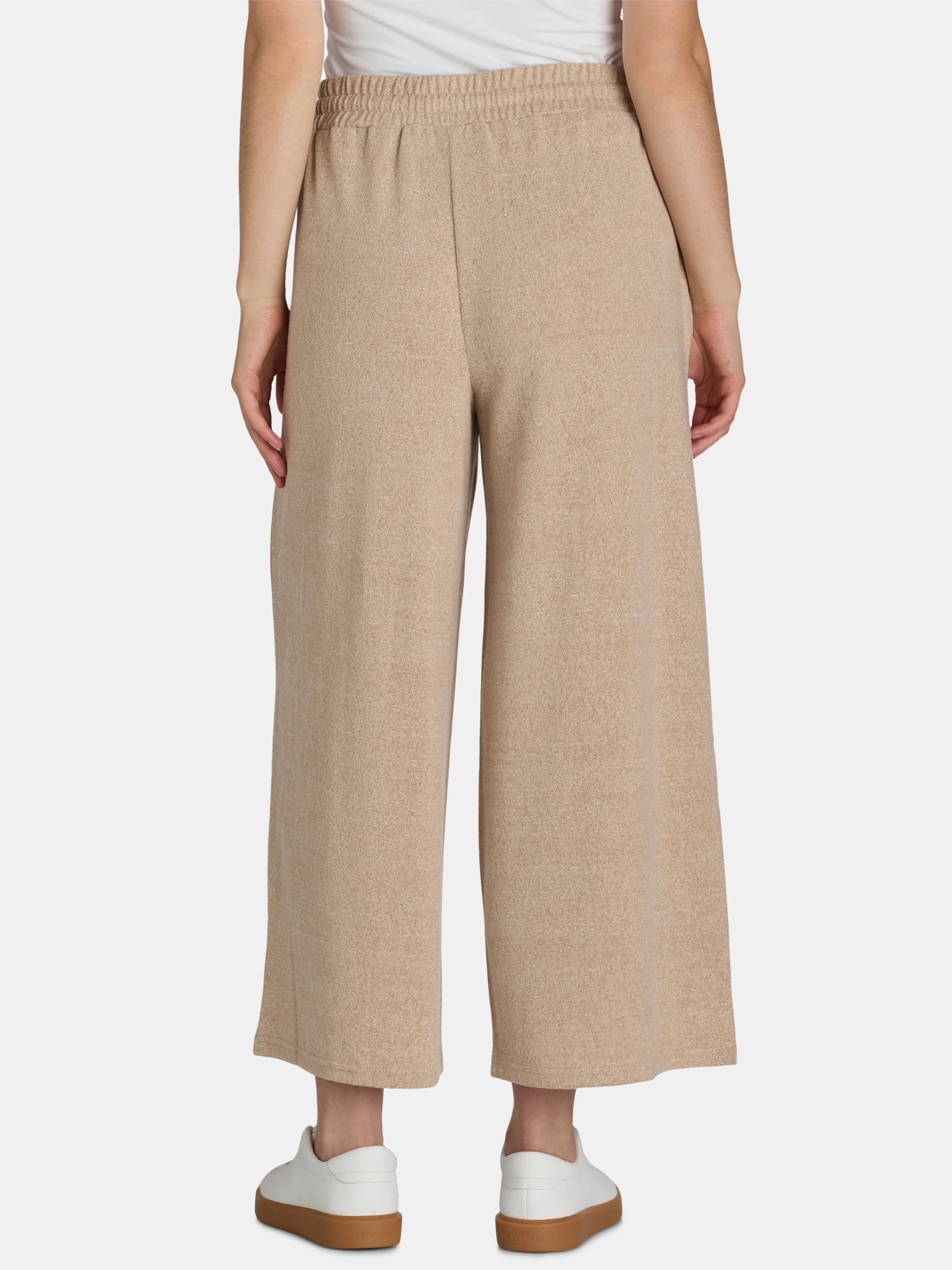 Time and Tru Women's Wide Leg Hacci Pant