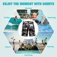 thumbnail image 5 of SSLR Mens Shorts Causal Flat Front Hawaiian Summer Shorts, 5 of 8