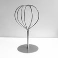 thumbnail image 4 of Soporte para exhibición de pelucas, hierro, ahuecado, forma de globo duradero, soportes para de pelucas estables e independientes, estante de , Plata Baoblaze Soporte de exhibición de peluca, 4 of 7