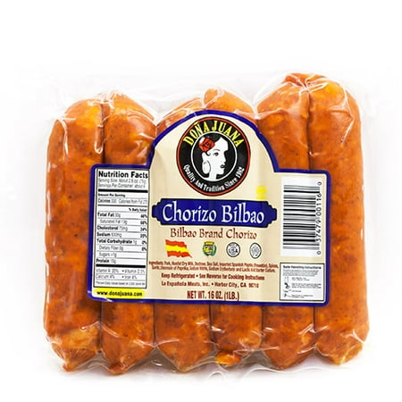 Chorizo Bilbao by Dona Juana (1 pound) (Best Way To Cook Chorizo Sausage)