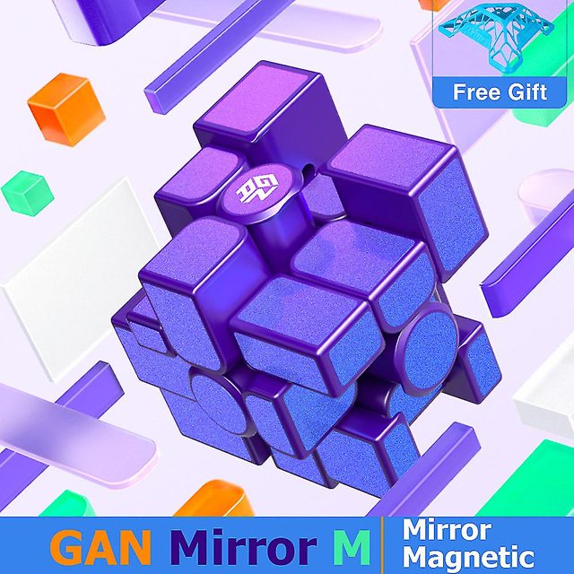 ¡Novedad! Cubo Gan Mirror M Gancube 3x3x3 Espejo magnético Cubos mágicos Profesión Rubix Cubo Magico Twisty Puzzle Juguetes con Imanes kaili Sencillez