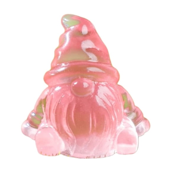 Vacemry Figurine de Nain Lumineux, Statue en Résine Phosphorescente, Adorable Décor Miniature Mengli pour Chambre, Bureau, Veilleuse, Cadeaux Fantaisie pour Enfants et Adultes, Ornement d'Exposition sur Étagère
