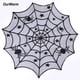 thumbnail image 4 of Ourwarm Halloween Party Black Lace Spiderweb Fireplace Mantle Scarf Table Cloth Horror Props Halloween Party Favor Decoration, 4 of 4