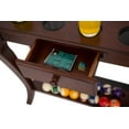 thumbnail image 3 of Bluewave Deluxe Floor Cue Rack - Walnut Finish, 3 of 12