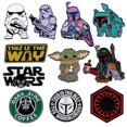thumbnail image 2 of KKZ738 Yoda-Pin esmaltado de Star Wars, insignia de Darth Vader, broche genial, insignia de maletín de dibujos animados, Pin de solapa, joyería decorativa, regalos para seguidores, 2 of 4