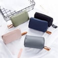 thumbnail image 7 of New Makeup Bag Simple Solid Color Cosmetic Bag for Women Pouch Toiletry Bag Waterproof Make Up Purses Case Hot Dropshipping (DEEP BLUE), 7 of 7