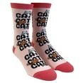 thumbnail image 2 of Women's Cats Cats Cats Socks Funny Crazy Cat Lady Pet Kitty Animal Lover Graphic Novelty Footwear, 2 of 8