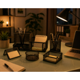 thumbnail image 4 of Set De 5 Organizadores Escritorio Mesh Metalico Oficina, 4 of 5