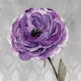 thumbnail image 2 of Jing, Jin 15x15 Black Ornate Wood Framed with Double Matting Museum Art Print Titled - Floral Inspired Plum1, 2 of 4
