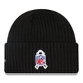 thumbnail image 2 of Men's New Era Black New England Patriots 2022 Salute To Service Knit Hat, 2 of 2