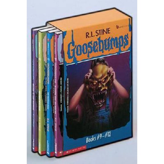 Pre-Owned Goosebumps Boxed Set, Books 9-12: Welcome to Camp Nightmare, The Ghost Next Door, The Haunted Mask, and Be Careful What You Wish For (Paperback) 0590627546 9780590627542