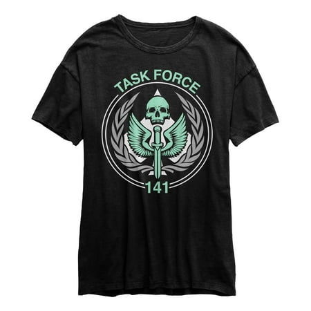 Call of Duty Modern Warfare MW2 Task Force 141 Mens and Womens Short Sleeve T-Shirt (Black, S-XXL)