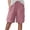 A-Pink673, variant on XIAONU Airy Gauze Shorts For Women Relaxed Fit Drawstring Waist Thigh Length Breathable Casual Vacation Lounge Pant