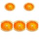 thumbnail image 3 of Vajilla 5 Platos Vidrio Extendido Forma Naranja 25 Cm Únicos, 3 of 4