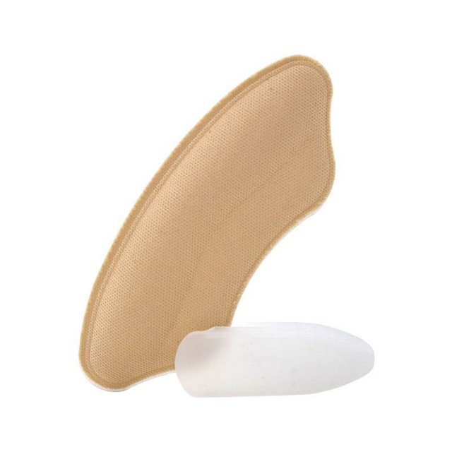 Pegatinas invisibles para tacones 4D de primavera y verano, antidesgaste, para zapatos de tacón alto, de algodón con memoria, antideslizantes y anticaídas
