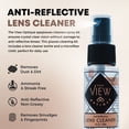 thumbnail image 3 of The View Optique Anti-Reflective Lens Cleaner Spray Kit – (1) 1oz Glasses Cleaner Spray, (1) Microfiber Cloth for Eyeglasses, Sunglasses, Lenses, Screens and Camera Cleaning Kit (2 Piece Set), 3 of 7