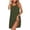 001-army Green, variant on Sleeveless Mini Nightgowns Women's Summer Loose Fit Tank Top Nightgown Sleepwear Dress