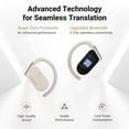 thumbnail image 4 of Auriculares traductores de idiomas ANFIER M9 144 idiomas Beige, 4 of 7