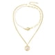 thumbnail image 1 of Collar para mujer, joyería para mujer, joyería para mujer, collares de moda para mujer, collares de doble capa, joyería femenina, regalos navideños. Un collar., 1 of 4
