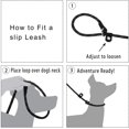 thumbnail image 3 of SHIQI-Slip-Lead Dog-Leash Medium-Training Rope - 6ft Foot Big Large Reflective Climbing Rope Leash Supports The Strongest Pulling Large Medium Dogs 6 Feet, 3 of 4