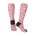 thumbnail image 4 of Haiem Rose Flowers Socks, Funny Novelty Crazy Design Cotton Socks Sports Socks Knee High Socks For Men, Women,1Pairs - Gift For Working Friends, 4 of 9