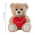thumbnail image 5 of AZXY Plush Teddy Bear Stuffed Animal, Ultra-Soft Cuddly Toy for Kids & Adults, Ideal Valentine's Day Gift & Huggable Decor for Her, Girlfriend, Lover, 12 Inches, 5 of 6