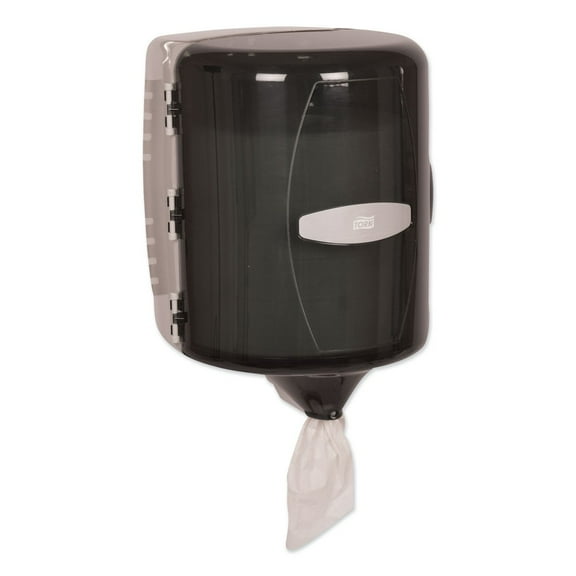 Tork 93T 10.13 in. x 10 in. x 12.75 in. Centerfeed Hand Towel Dispenser - Smoke (1/Carton)
