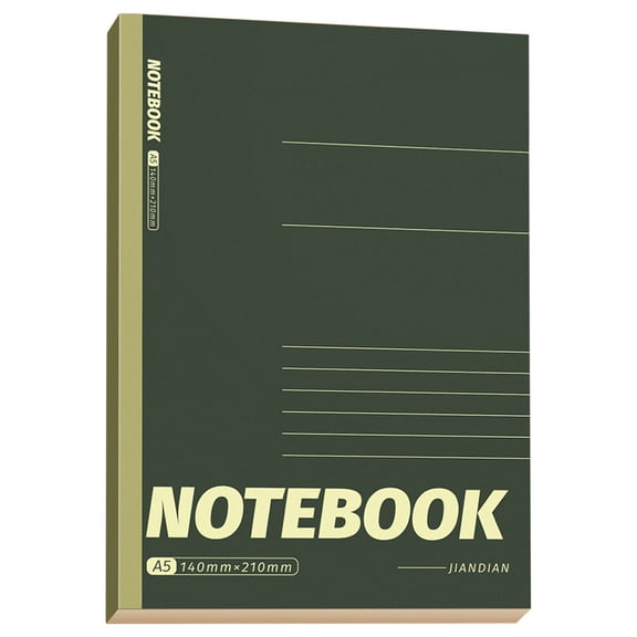 Cozival Composition Notebooks Campus A5 Lined Notebook Journal Notebook, 80 Pages, College Ruled, for Schoolwork, Study, Note-Taking