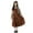 Coffee, variant on LIJCC Overall Dress for Kid Girls Jumper Dress with Pockets A Line Pinafore Overall Jumper Midi Long Dress Casual Suspender Straps Tiered Maxi Dress