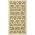 thumbnail image 2 of SAFAVIEH Courtyard Allison Geometric Bordered Indoor/Outdoor Area Rug, 2'7" x 5', Green/Beige, 2 of 9