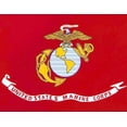 thumbnail image 2 of U.S. Marine Corps Flag Fleece Blanket 50"x60" Soft Marines USMC Throw Cover, 2 of 2
