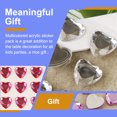 thumbnail image 2 of 10 Sheets Rhinestone Stickers Children Hand Acrylic Decals Three-dimensional Student DIY Love Heart Crafts Label Table Party Peach Color, 2 of 8