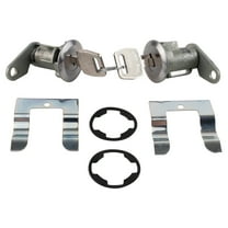 TRQ Door Lock Cylinder Set Fits 1978-1991 Ford 1978-1990 Mercury BDA12570