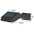 thumbnail image 3 of Whitehall Products 14247 Illuminator Solar Address Standard Wall Lamp - Black, 3 of 3