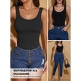 thumbnail image 6 of Takusun Women's Tummy Control Shapewear Tank Tops Seamless Round Neck Compression Tops, 6 of 6