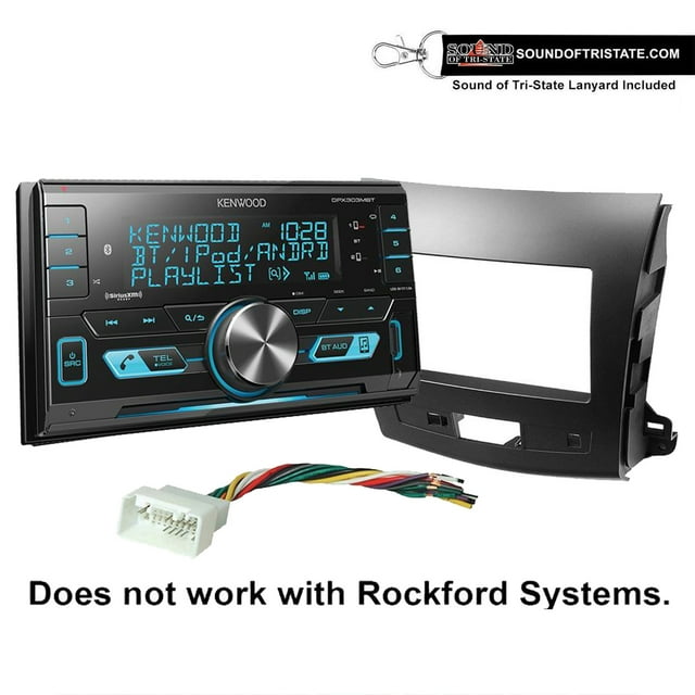 Kenwood DPX303MBT Digital Media Receiver Fits 072013 Mitsubishi