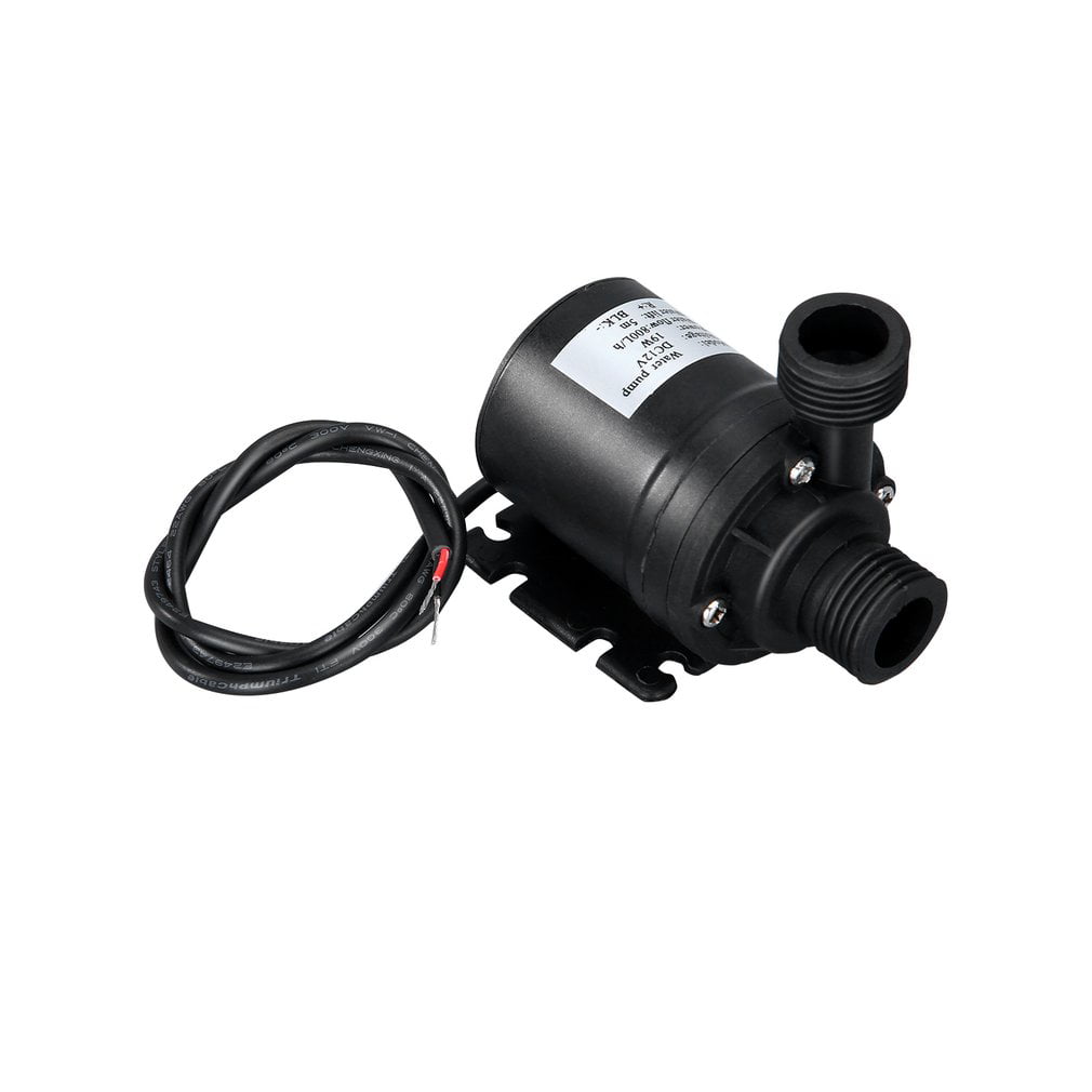 Ultra Quiet DC 12V Lift 5M 800L/H Brushless Motor Submersible Water Pump Pond 