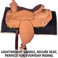 thumbnail image 2 of Schneiders Jackson II Roughout Work Saddle | Secure Fit | Light Oil | Size 17, 2 of 7