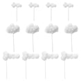 thumbnail image 1 of Shisuyan 12pcs Cloud Shape Dessert Topper Cake Dessert Inserts Birthday Cake Decorations, 1 of 8