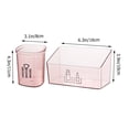 thumbnail image 4 of unbranded 2Ud Organizador Para Joyas Y Cosméticos En Plástico Rosa Para Uso En Oficina Y Hogar, 4 of 8