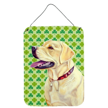 Labrador St. Patricks Day Shamrock Portrait Wall or Door Hanging Prints