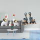 thumbnail image 2 of Esculturas de elefantes,Estatuas de elefantes,decoración del hogar,artesanías de cerámica,Figura de elefante,Figuras de elefantes,estatuas,adornos de animales,Escultura coleccionable para, 2 of 8