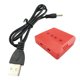 thumbnail image 1 of Cable conector USB RC De quatre en un Con Conector USB Para H107 H107C H107D X5C, 1 of 8