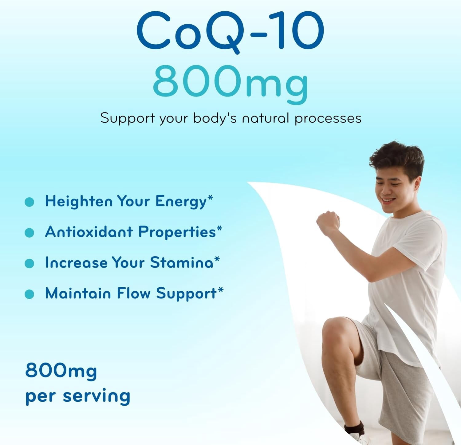 Clear Formulas Pure CoQ10 800mg Per Serving Extra Strength - 200 Veggie Capsules