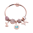 thumbnail image 3 of Charm para Pulsera LuckyLy, Dije de Niña, Acero Inoxidable y Zirconia Cúbica, Modelo Abby rosa UNITALLA, 3 of 8