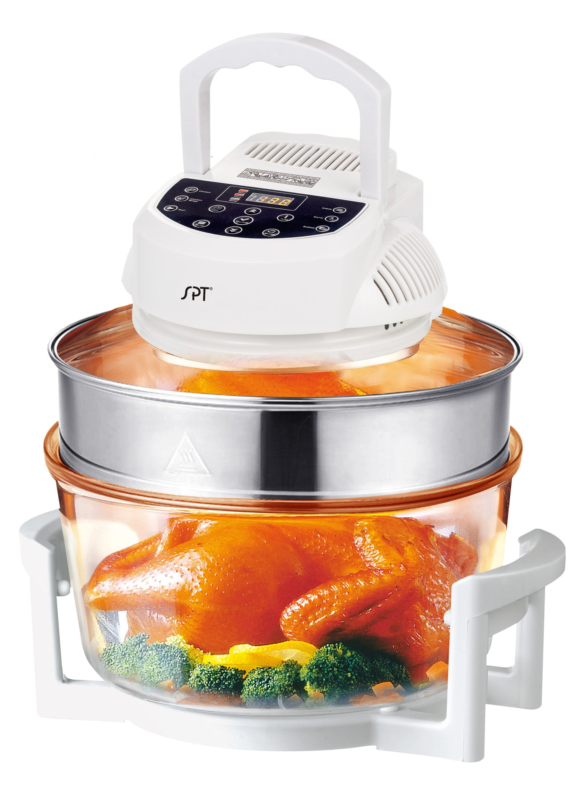 Sunpentown SO-2005 Digital Convection Oven with Extender Ring & 6 Pre-Programmed Settings