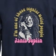 thumbnail image 3 of Janis Joplin - One Of Those Regular Weird People - Toddler And Youth Crewneck Fleece Sweatshirt, 3 of 5