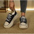 thumbnail image 5 of Summer Sneakers for Women,Sports Shoes Anti Slip with Thick Sole,Breathable Rise Stylish for Walking,Running,Shopping (Black), 5 of 9