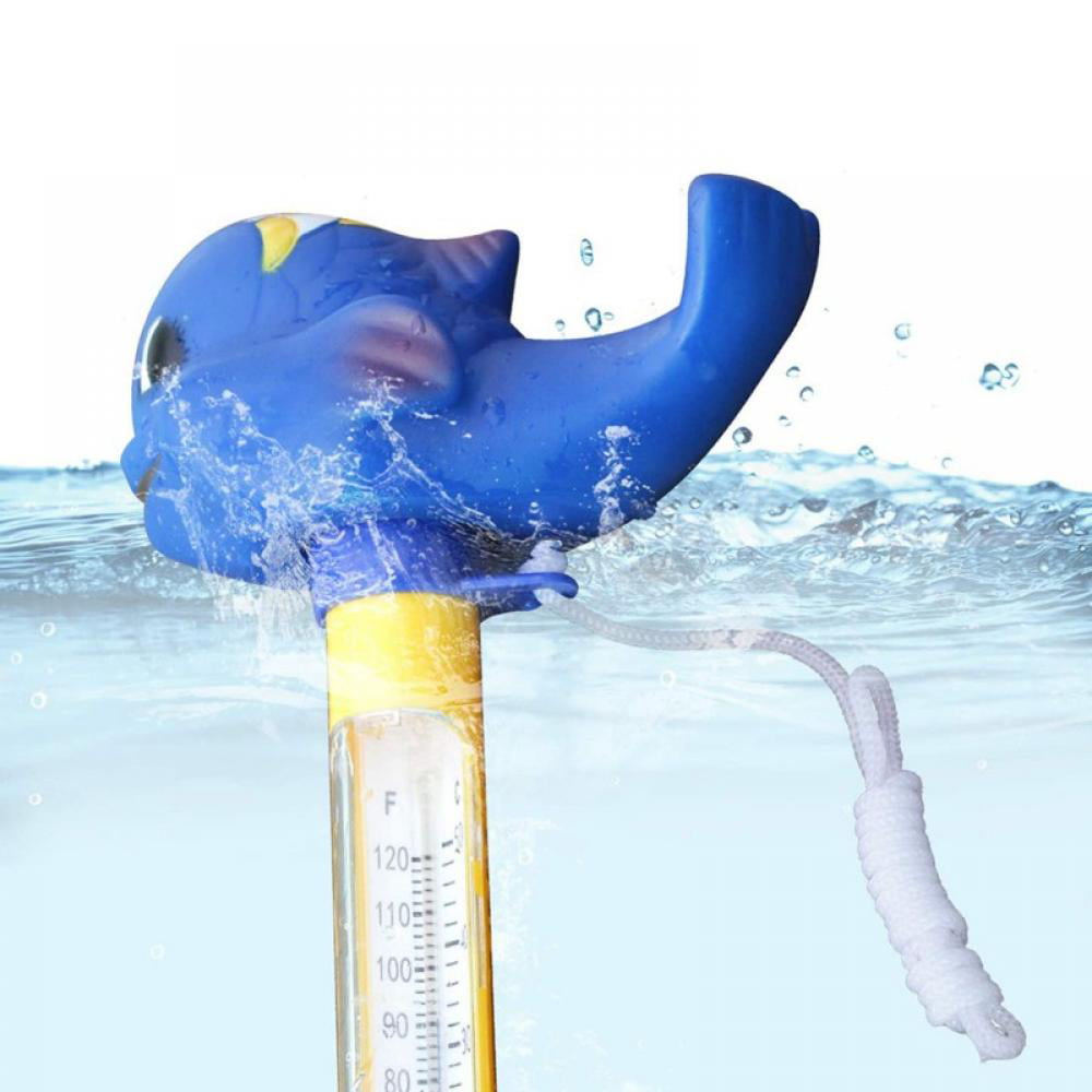 Thermomètre flottant pour piscine - Bleu
