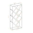 thumbnail image 6 of Manor Park Neil Modern Angled Bookshelf, Dark Walnut, 6 of 7